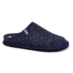 Big Star Pánské žabky KK176004 Navy Blue velikost 43