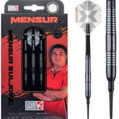 Šipky The Gentle - Mensur Suljovic - Black - 18g