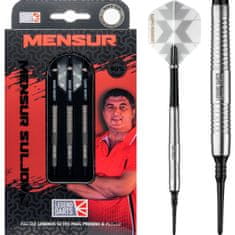 Šipky The Gentle - Mensur Suljovic - Silver - 18g