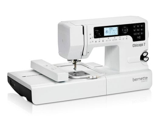 Bernina	 šicí a vyšívací stroj Bernette Chicago 7 + software