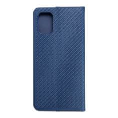 FORCELL Pouzdro / obal na Samsung Galaxy A71 modré - knížkové Luna Carbon