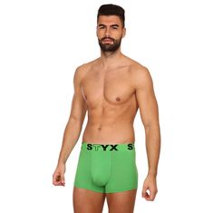Styx Pánské boxerky sportovní guma zelené (G1069) - velikost L