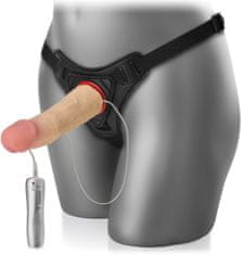 XSARA Strap-on pás na boky s přirozeným penisem, nejkvalitnější umělá kůže cyberskin - 72325531