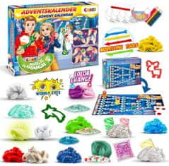 Craze Kreativní Adventní kalendář Magic Dough - modelovací hmota