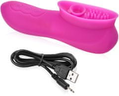 XSARA Masturbátor pro ženy, stimulátor klitorisu - vibruje a saje - 12 funkcí - 72136653