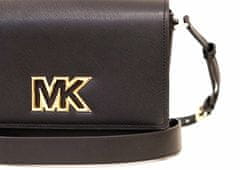 Michael Kors dámská kabelka crossbody MINI 35T2G8IM6L BLACK MD FLAP MESSENGER LEATHER