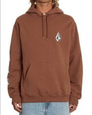 Mikina VOLCOM s kapucou Iconic Stone - Mocha