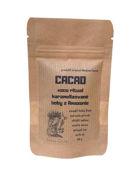 Madam Cacao Cacao Xoco Ritual, karamelizované boby z Amazonie