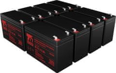 T6 power Sada baterií pro Eaton PW9130N1500R-EBM2U, VRLA, 12 V