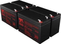 T6 power Sada baterií pro záložní zdroj APC 55942BX, VRLA, 12 V