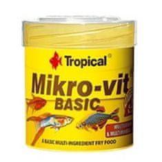 TROPICAL Krmivo pro akvarijní ryby Mikrovit Basic 50ml /32g