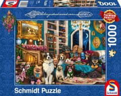 Schmidt Puzzle Večírek v knihovně 1000 dílků