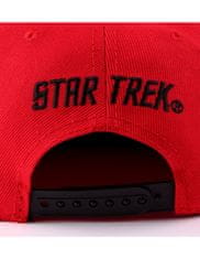 Grooters Snapback kšiltovka Star Trek - Červená, logo