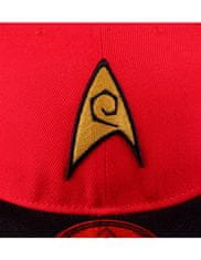 Grooters Snapback kšiltovka Star Trek - Červená, logo