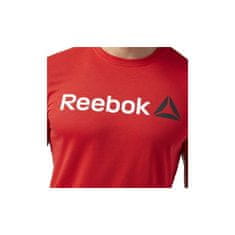 Reebok Tričko červené M Qqr Linear Read