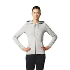 Adidas Mikina šedá 147 - 151 cm/XXS Essentials Solid Full Zip Hoodie W