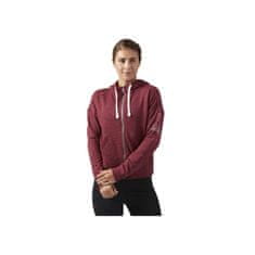 Reebok Mikina vínově červená 158 - 163 cm/XS Elements Full Zip