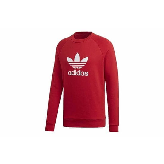 Adidas Mikina červená 188 - 193 cm/XXL Trefoil Crew