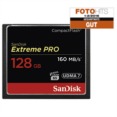 SanDisk Extreme Pro CF 128 GB 160 MB/s VPG 65, UDMA 7