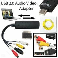 HADEX Konvertor analogové video+zvuk na digitální - USB 2.0