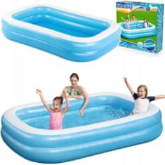 Luxma Modrý nafukovací bazén 262 x 175 x 51 cm bestway 54006
