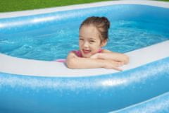 Luxma Modrý nafukovací bazén 262 x 175 x 51 cm bestway 54006