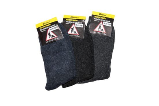 commshop Pánské pracovní ponožky 3 páry velikost 43-47
