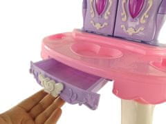 Luxma Toaletní stolek pro dívku s hůlkovým sušákem mp309