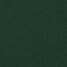 Greatstore Podnožka tmavě zelená 45 x 29,5 x 39 cm textil