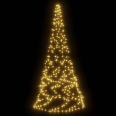 Greatstore Vánoční stromek na stožár 200 teplých bílých LED diod 180 cm