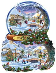 SunsOut Puzzle Vánoce na vesnici
