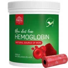 Severno Vitamíny, doplňky pro psy a kočky RawDietLine Hemoglobin 200g + sáčky na trus
