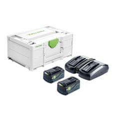 Festool 577075 napájecí sada SYS 18V 2x5,2/TCL 6 DUO