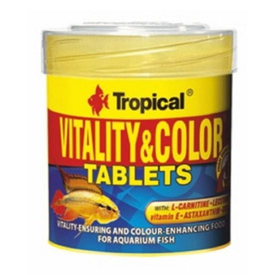 TROPICAL Krmivo pro akvarijní ryby Vitality-Color 50ml /36g