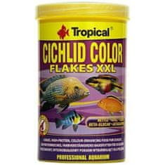 TROPICAL Krmivo pro akvarijní ryby Cichlid color XXL 1000 ml /200g vločky