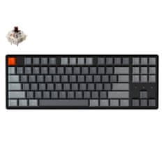 Keychron K8 Mechanická klávesnice RGB Hliník Brown Gateron Hot-Swap K8-J3