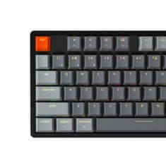 Keychron K8 Mechanická klávesnice RGB Hliník Brown Gateron Hot-Swap K8-J3