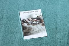 Dywany Lusczów Kulatý koberec BUNNY modrý, velikost kruh 100