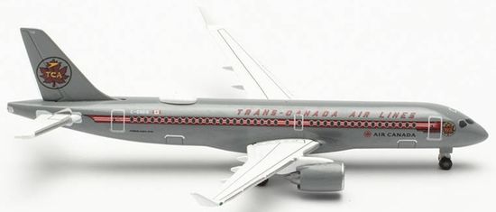 Herpa Airbus A220-300, Air Canada, "Trans-Canada Air Lines (TCA)" Retro Colors, Kanada, 1/500