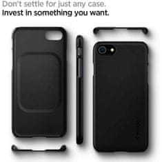 Spigen SPIGEN THIN FIT IPHONE 7 / 8 / SE 2020 / 2022 ČERNÝ