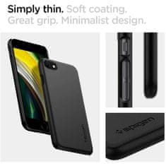 Spigen SPIGEN THIN FIT IPHONE 7 / 8 / SE 2020 / 2022 ČERNÝ