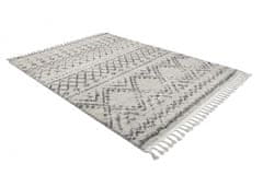 Dywany Lusczów Kusový shaggy koberec BERBER RABAT krémový, velikost 240x330
