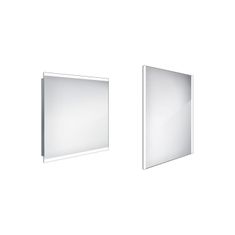NIMCO Zrcadlo do koupelny 80x70 s osvětlením nahoře a dole NIMCO ZP 12003