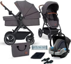 Kinderkraft kočárek 3in1 BTOUR 2021 dark grey - použité