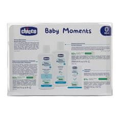 Chicco Kapsička kosmetická na zip - Set Baby Moments modrá