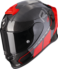 SCORPION Moto přilba EXO-R1 EVO CARBON AIR CORPUS II červená S