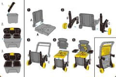 Luxma Nářadí dílenský stolek na vozík pro děti 008-928