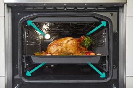 Volně stojící kombinovaný sporák Gorenje GK6C4WF