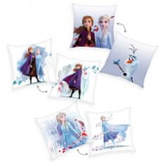 Herding Oboustranný dekorační polštářek 40/40cm DISNEY FROZEN 2