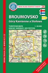 KČT 26 Broumovsko, Góry Kamienne a Stolowe1:50 000/turistická mapa